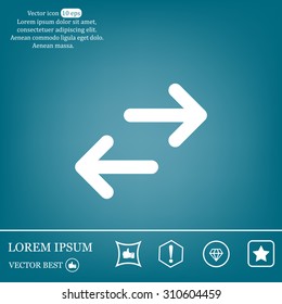 Vector icon arrow
