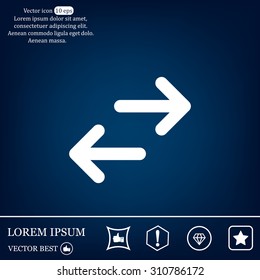 Vector icon arrow