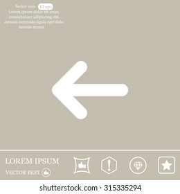Vector icon arrow