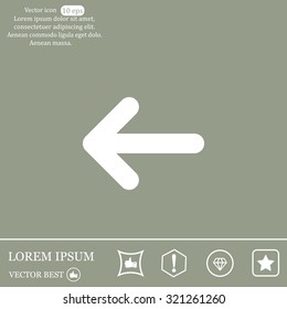 Vector icon arrow