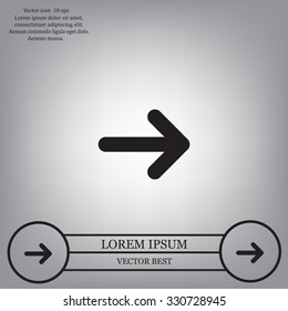 Vector icon arrow