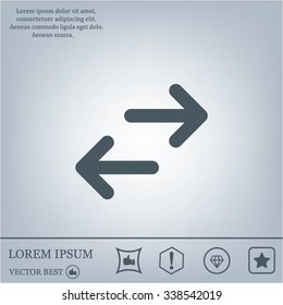 Vector icon arrow