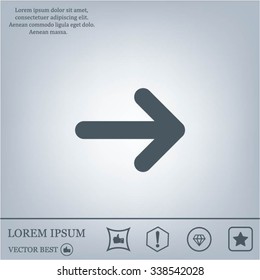 Vector icon arrow