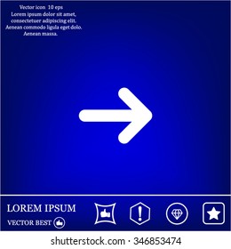 Vector icon arrow