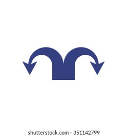Vector icon arrow