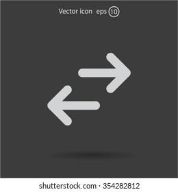 Vector icon arrow