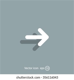 Vector icon arrow