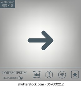 Vector icon arrow
