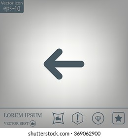 Vector icon arrow