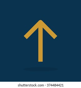 Vector icon arrow up