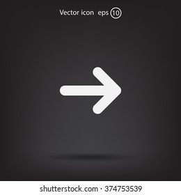 Vector icon arrow