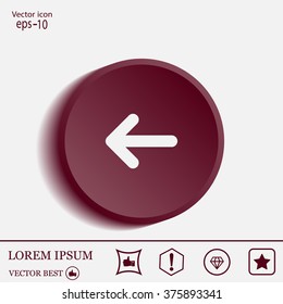Vector icon arrow