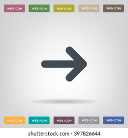 Vector icon arrow
