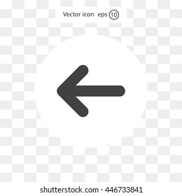 Vector icon arrow
