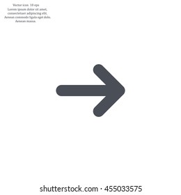 Vector icon arrow