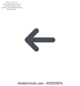 Vector icon arrow