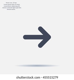 Vector icon arrow