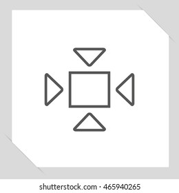 Vector icon arrow