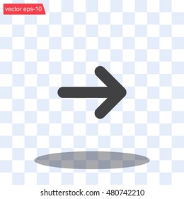 Vector icon arrow