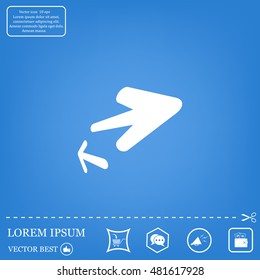 Vector icon arrow