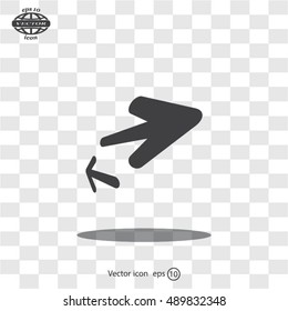 Vector icon arrow