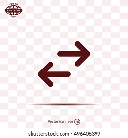 Vector icon arrow