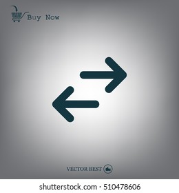 Vector icon arrow