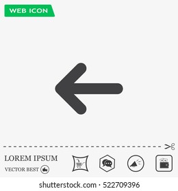 Vector icon arrow