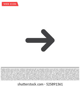 Vector icon arrow