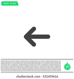 Vector icon arrow