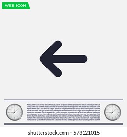 Vector icon arrow
