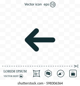 Vector icon arrow