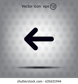 Vector icon arrow