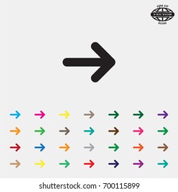 Vector icon arrow