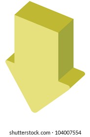 Vector icon Arrow down