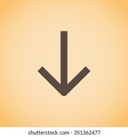 Vector icon arrow down