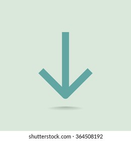 Vector icon arrow down
