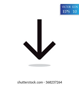 Vector icon arrow down