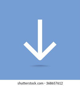 Vector icon arrow down