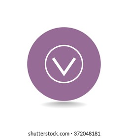 Vector icon arrow down