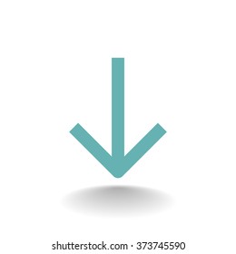 Vector icon arrow down
