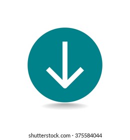 Vector icon arrow down