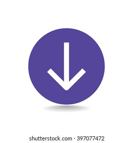 Vector icon arrow down
