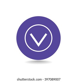 Vector icon arrow down
