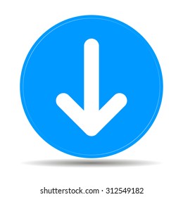 Vector icon arrow. Flat design style eps 10