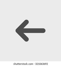 Vector icon arrow. Flat design style eps 10