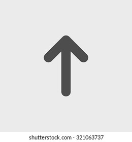 Vector icon arrow. Flat design style eps 10