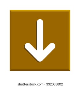 Vector icon arrow. Flat design style eps 10