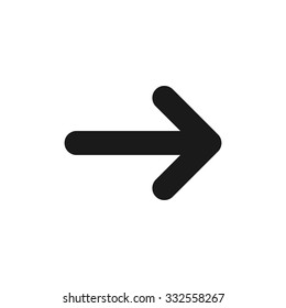 Vector icon arrow. Flat design style eps 10