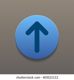 Vector icon arrow. Flat design style eps 10